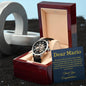 Personalized Work Commitment Men's Mechanical Watch with LED Gift Box-[Heartfelt Family Gift]