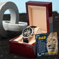 To My Dad Openwork Watch Gift for Father