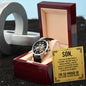 To My Son Openwork Watch Gift