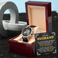 To My Husband Openwork Watch Gift