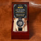 To My Man Openwork Watch Gift for Husband