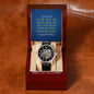 Humorous Dad Birthday  Men's Mechanical Watch with LED Gift Box-[Heartfelt Family Gift]