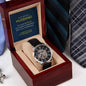 Husband's Birthday Funny Men's Mechanical Watch with LED Gift Box-[Heartfelt Family Gift]