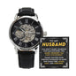 To My Husband Openwork Watch Gift