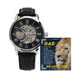 To My Dad Openwork Watch Gift for Father
