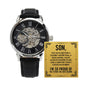 To My Son Openwork Watch Gift