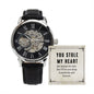 You Stole My Heart Openwork Watch with Lighted Gift Box-[Heartfelt Family Gift]