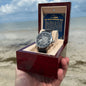 To Our Son on Your Wedding Day Men's Openwork Watch with Lighted Gift Box-[Heartfelt Family Gift]