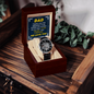 Dad Openwork Watch Gift for Father