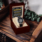 To My Husband Openwork Watch Gift
