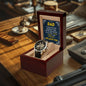 Dad Openwork Watch Gift for Father