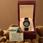 Husband Every Beat of My Heart Openwork Watch-[Heartfelt Family Gift]
