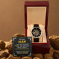 To My Man Openwork Watch Gift for Husband