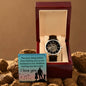 Husband Dad Openwork Watch-[Heartfelt Family Gift]