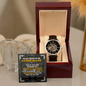 Father of The Bride Openwork Watch Gift
