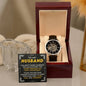 To My Husband Openwork Watch Gift