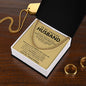 To My Husband Cuban Link Chain Gift