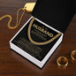 To My Husband Cuban Link Chain Gift