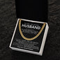 To My Husband Cuban Link Chain Gift