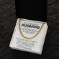 To My Husband Cuban Link Chain Gift