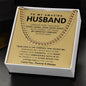 To My Husband Cuban Link Chain Gift
