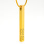 Custom Engraved 4-Sided Stick Necklace