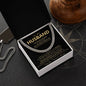 To My Husband Cuban Link Chain Gift