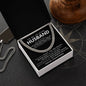 To My Husband Cuban Link Chain Gift