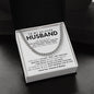 To My Husband Cuban Link Chain Gift