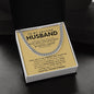 To My Husband Cuban Link Chain Gift