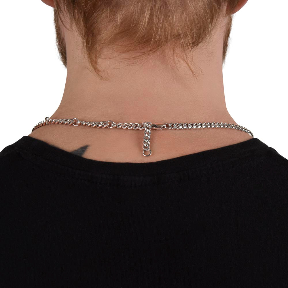 Dad Cuban Link Chain Necklace Gift from Daughter