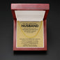 To My Husband Cuban Link Chain Gift
