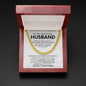 To My Husband Cuban Link Chain Gift