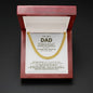 Dad Cuban Link Chain Necklace Gift