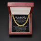To My Husband Cuban Link Chain Gift
