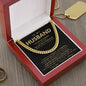 To My Husband Cuban Link Chain Gift