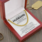 To My Husband Cuban Link Chain Gift