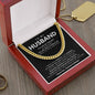 To My Husband Cuban Link Chain Gift