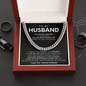 Husband Cuban Chain Necklace Gift