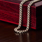 Cuban Link Chain Necklace for Husband  or Soulmate
