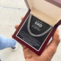 Dad Cuban Link Chain Necklace Gift from Daughter