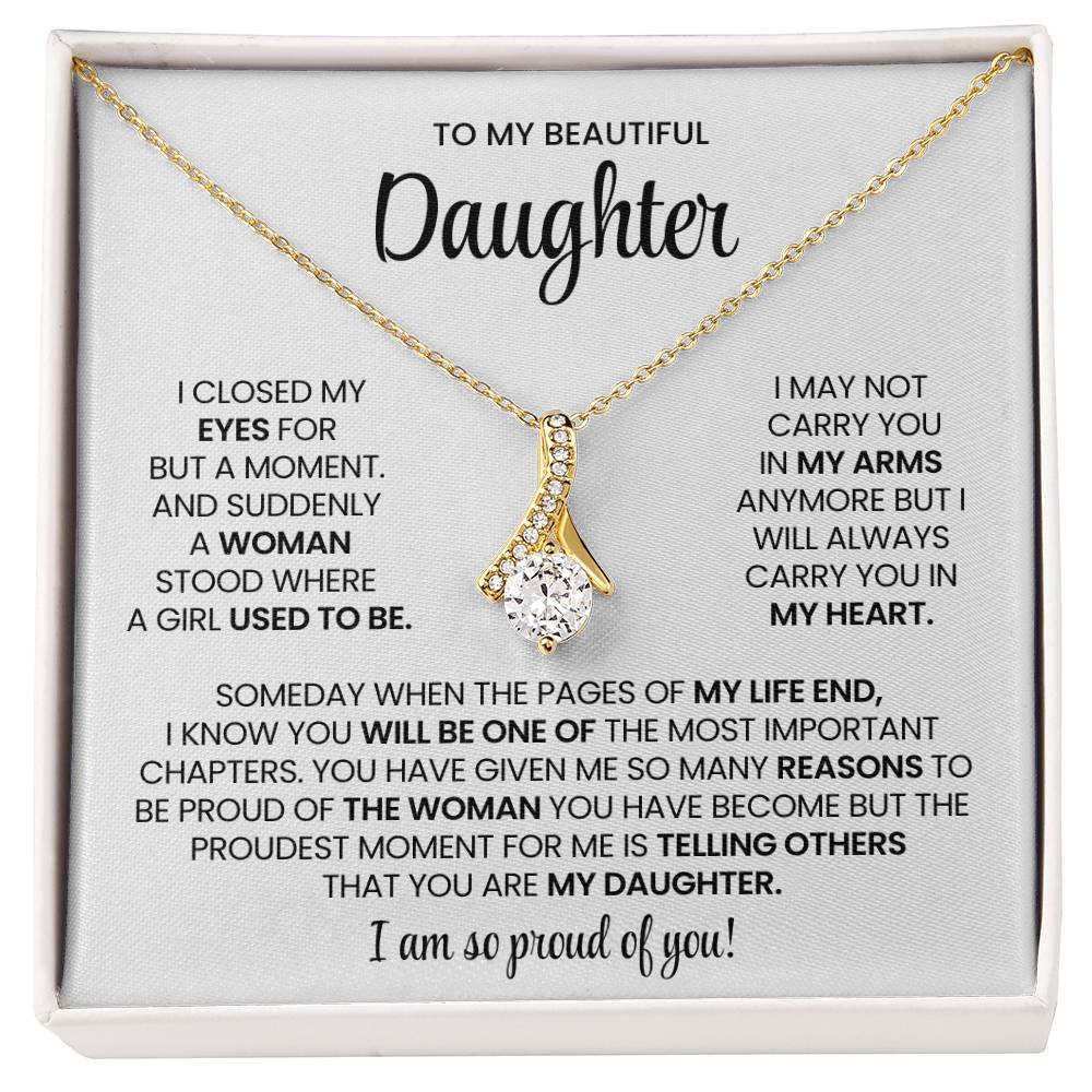 Daughter Alluring Beauty Necklace Gift