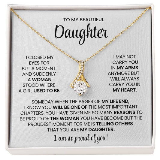 Daughter Alluring Beauty Necklace Gift