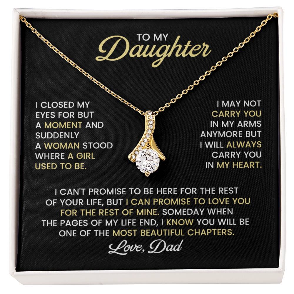 Daughter Alluring Beauty Necklace Gift from Dad