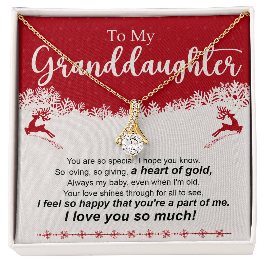 Granddaughter Necklace - Christmas Gift for Her - Personalized Jewelry-[Heartfelt Family Gift]