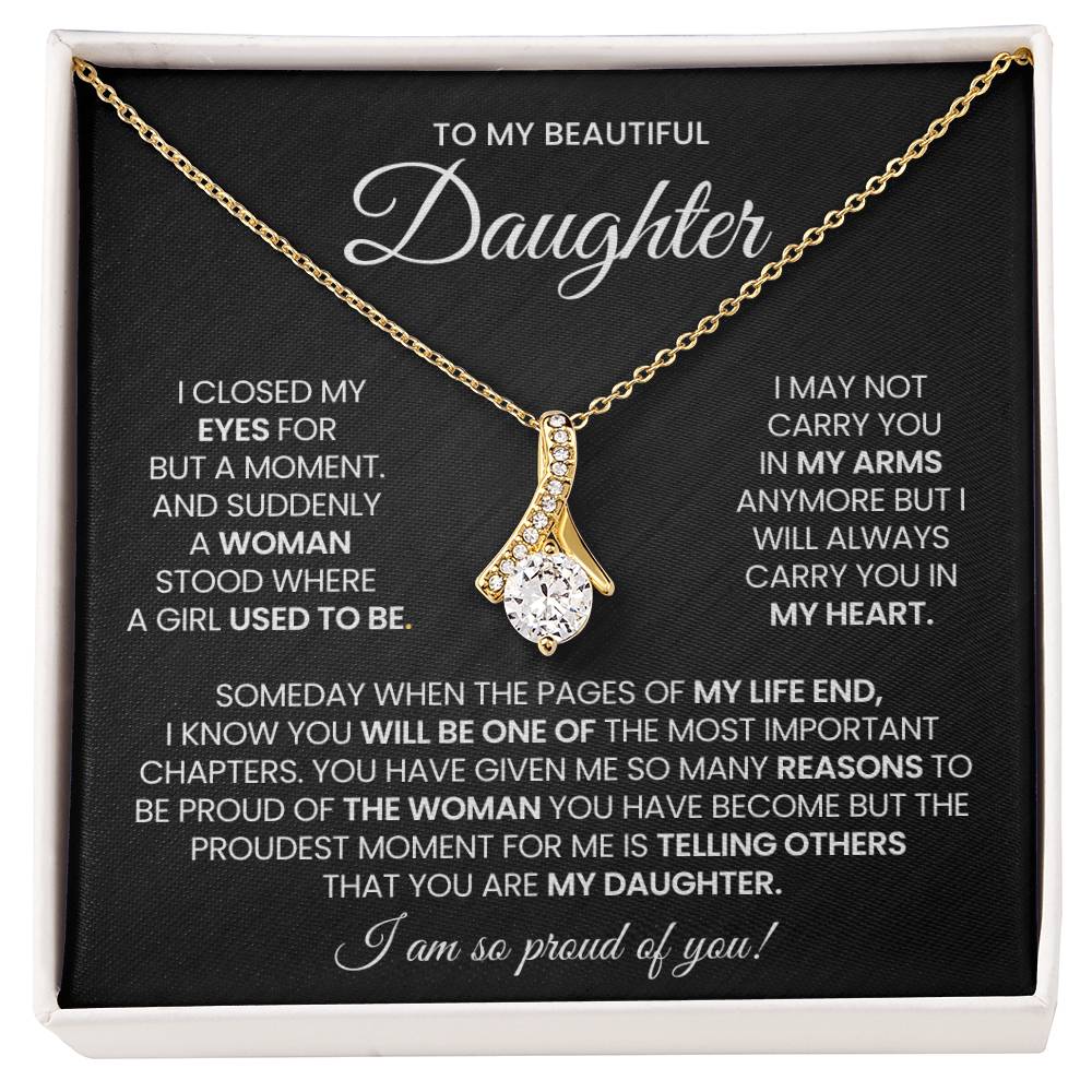 Daughter Alluring Beauty Necklace Gift