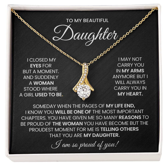 Daughter Alluring Beauty Necklace Gift