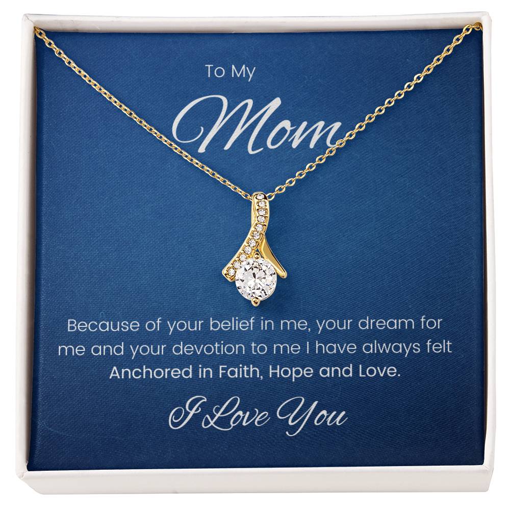Mom Faith Hope and Love Alluring Beauty Necklace-[Heartfelt Family Gift]