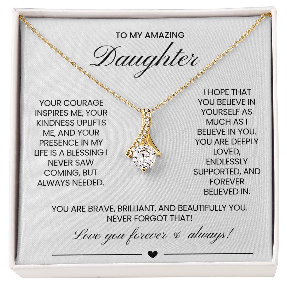 Daughter Alluring Beauty Necklace Gift