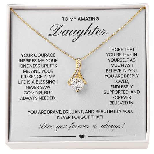 Daughter Alluring Beauty Necklace Gift